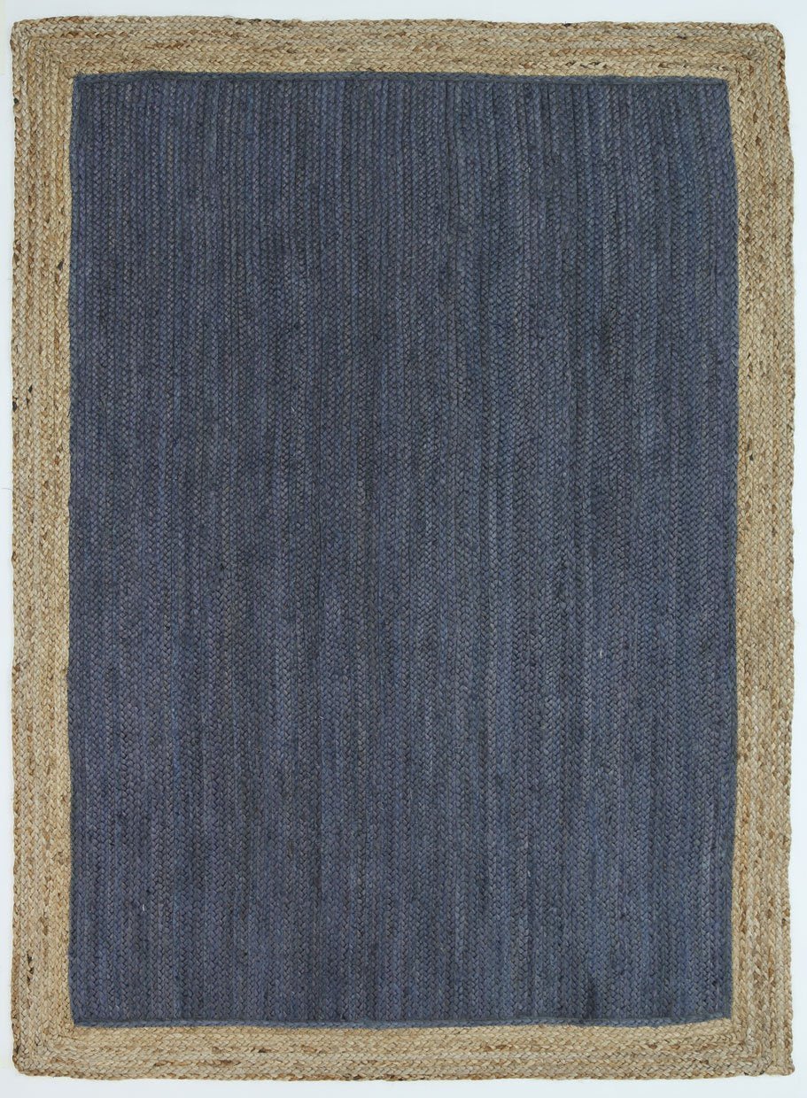 Hampton Grey Centre Jute Rug - Floorsome - Flatweave - HAMP200SCRGREY - Flatweave