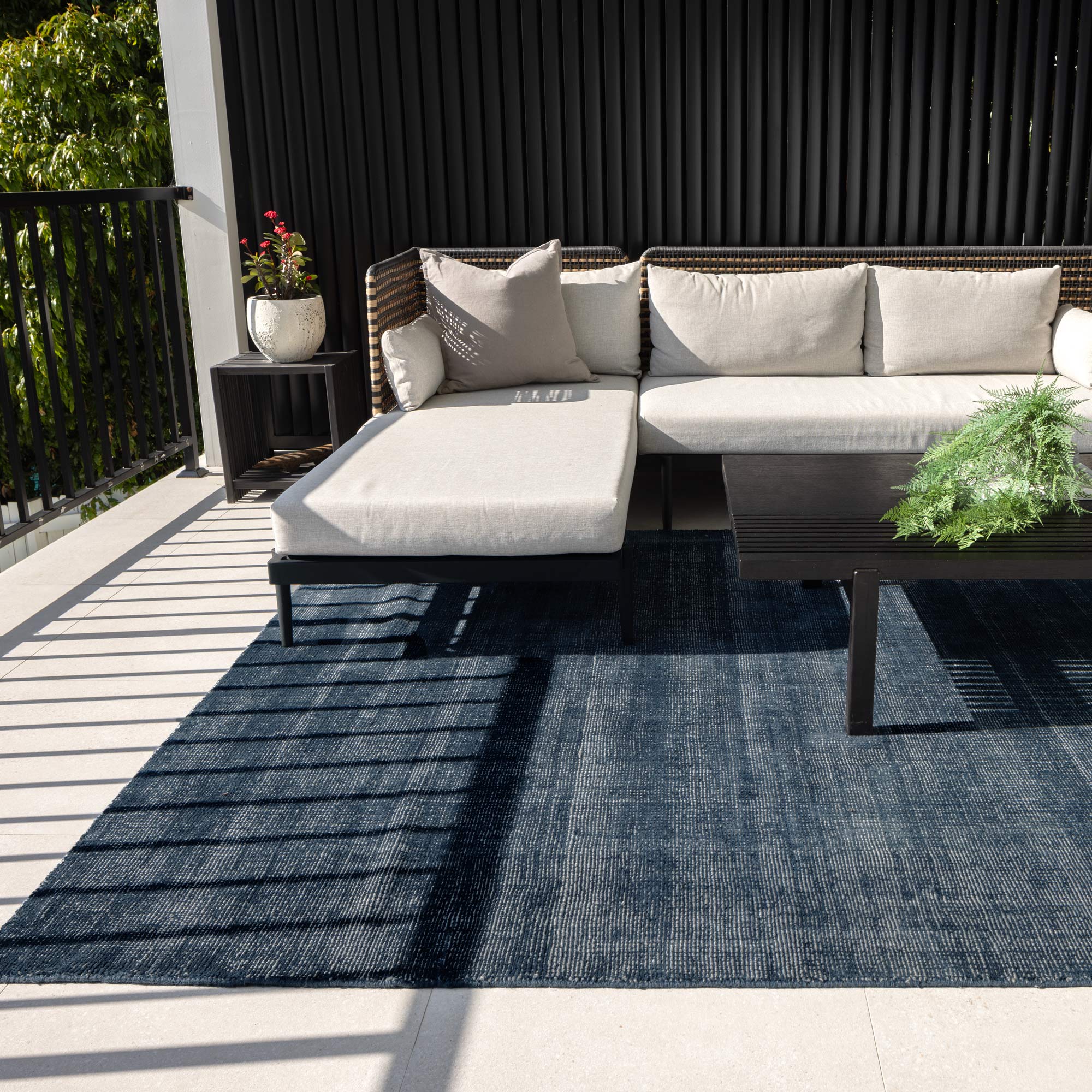 Harbour Steel Indoor Outdoor Rug - Floorsome - Area Rug - HARB160STEE - Area Rug