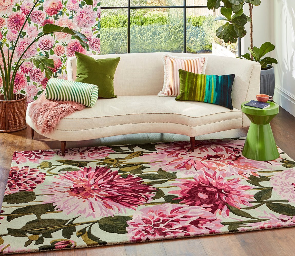 Harlequin Dahlia Fuchsia Palm 142402 - Floorsome - BRINK & CAMPMAN - 2023 COLLECTION - BC - HAR - 142402 - 200X140 - BRINK & CAMPMAN - 2023 COLLECTION