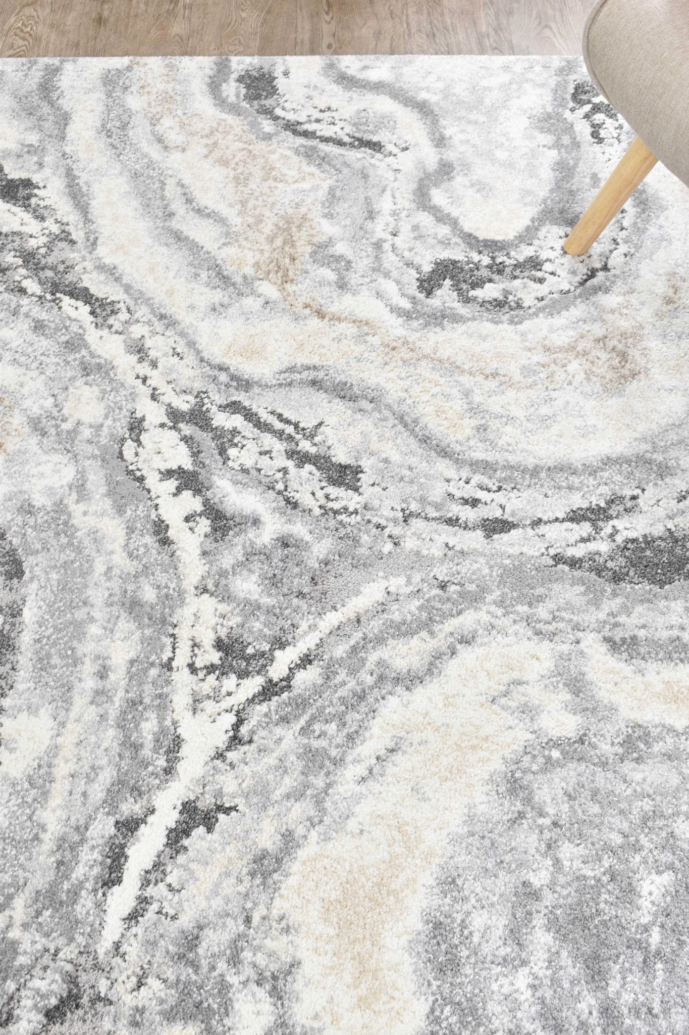 Harmony Haven Rug - Floorsome - MODERN - CHAR-VELVET-80X150 - MODERN