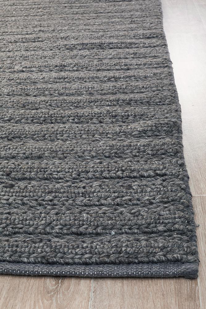 Harvest Charcoal Rug - Floorsome - MODERN - HST - 801 - CHAR - 225X155 - MODERN