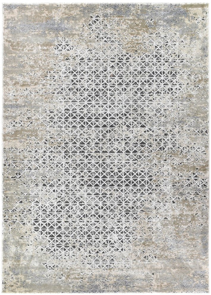 Havana 227A Beige Trellis - Floorsome - TRADITIONAL - VANESSA - B0227A - WHITE - 80X150 - TRADITIONAL