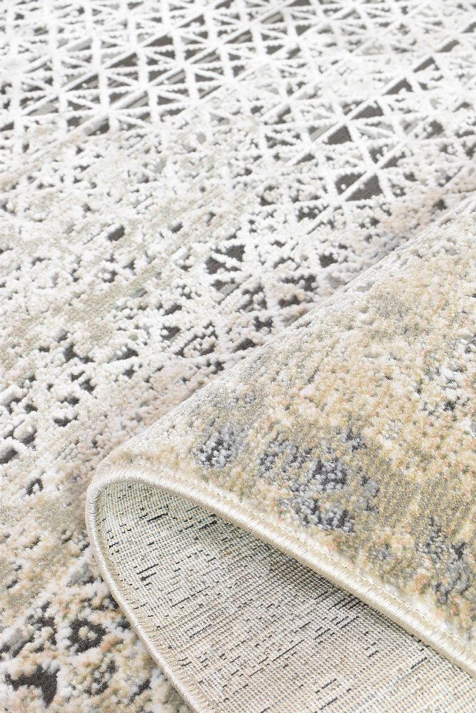 Havana 227A Beige Trellis - Floorsome - TRADITIONAL - VANESSA - B0227A - WHITE - 80X150 - TRADITIONAL