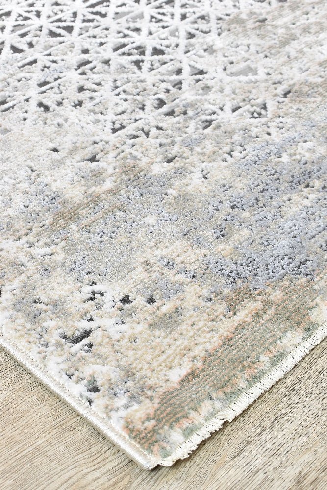Havana 227A Beige Trellis - Floorsome - TRADITIONAL - VANESSA - B0227A - WHITE - 80X150 - TRADITIONAL