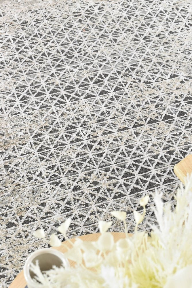 Havana 227A Beige Trellis - Floorsome - TRADITIONAL - VANESSA - B0227A - WHITE - 80X150 - TRADITIONAL