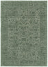 Heritage Distressed Border Green Rug - Floorsome - Area Rug - HERI160H107 - Area Rug