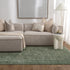 Heritage Distressed Border Green Rug - Floorsome - Area Rug - HERI160H107 - Area Rug