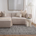 Heritage Distressed Border Grey Rug - Floorsome - Area Rug - HERI160H108 - Area Rug