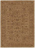 Heritage Distressed Border Mustard Rug - Floorsome - Area Rug - HERI160H105 - Area Rug