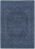 Heritage Distressed Medallion Blue Rug - Floorsome - Area Rug - HERI160H104 - Area Rug
