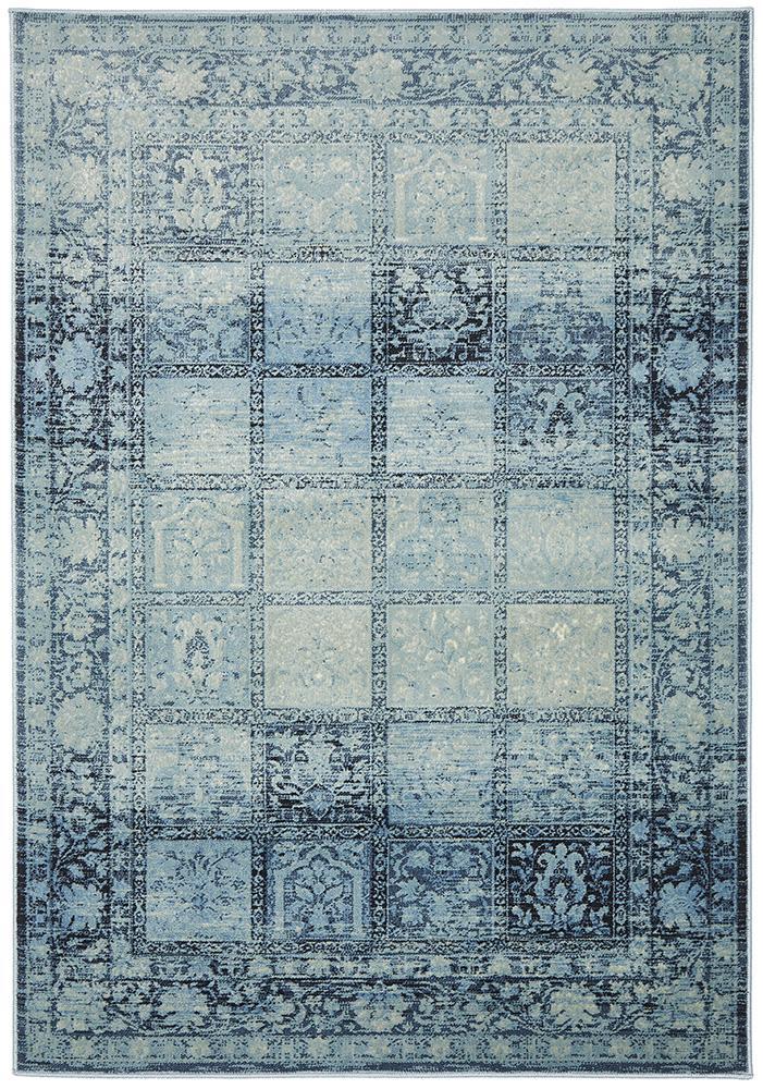 Heritage Paradise Rug Navy - Floorsome - Modern - CAL - 6106 - BLU - 230X160 - Modern