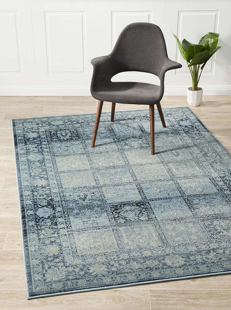 Heritage Paradise Rug Navy - Floorsome - Modern - CAL - 6106 - BLU - 230X160 - Modern