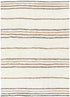 Highlands Beige Stripe Washable Wool Rug - Floorsome - Area Rug - HIGH160SBEI - Area Rug