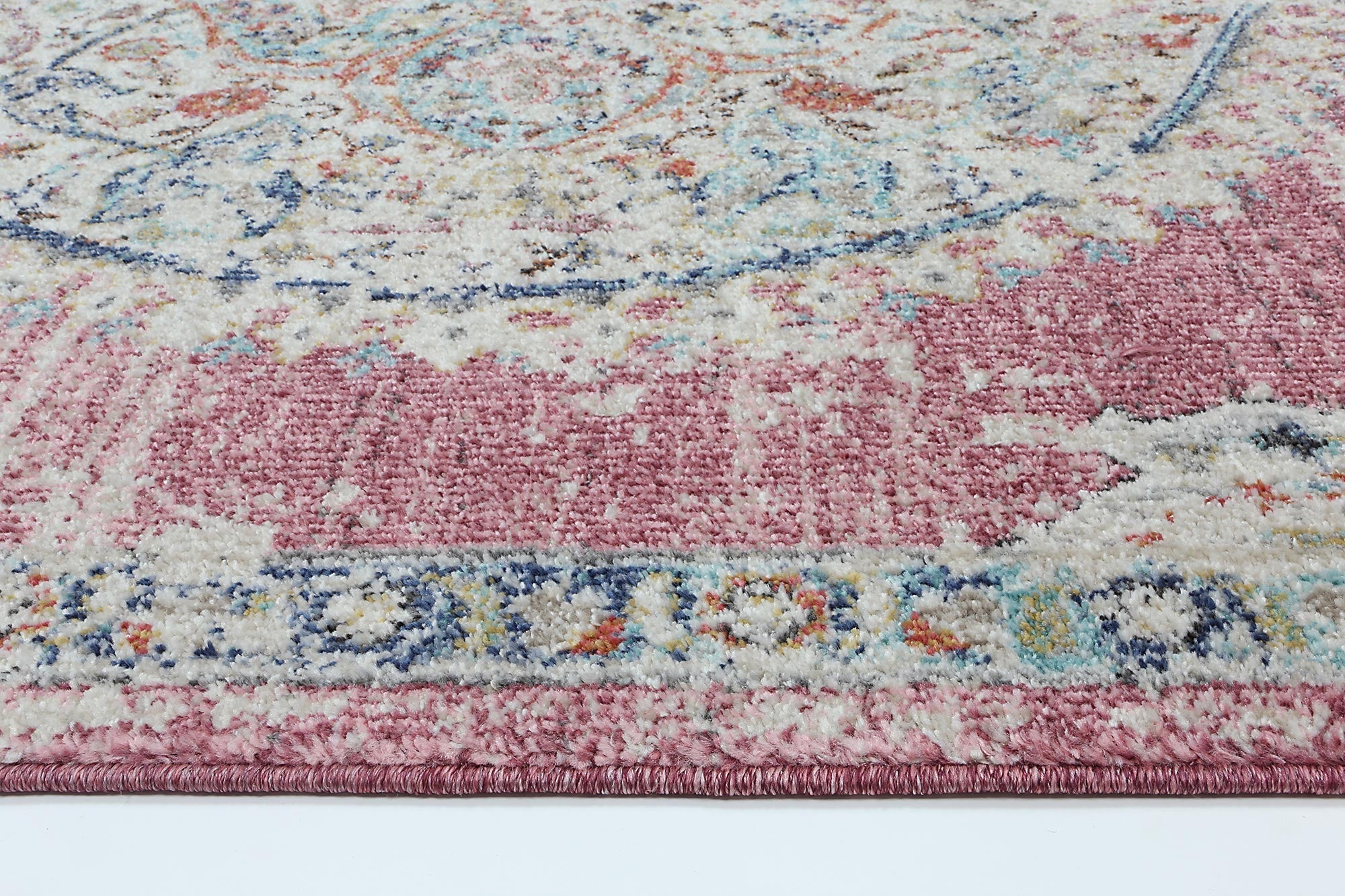 Hollow Medalion Transitional Blush Rug - Floorsome - Rug - SALS80320042055 - Rug