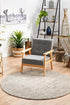 Homage Grey Transitional Round Rug - Floorsome - Modern - EVO - 256 - GREY - 150X150 - Modern