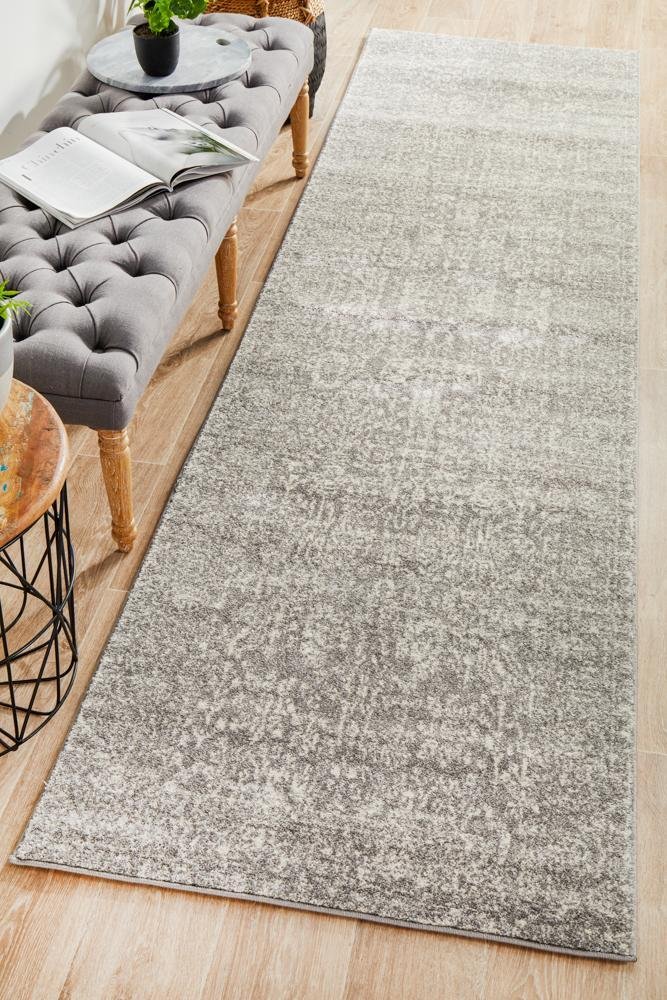 Homage Grey Transitional Runner Rug