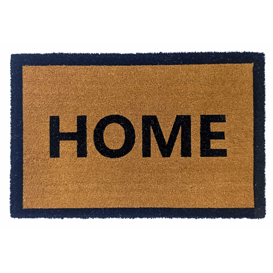 Home Border PVC Backed Coir Doormat - Floorsome - DMHOMEBRDR04060 - 