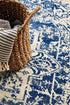Horizon White Navy Transitional Round Rug - Floorsome - Modern - EVO - 253 - WNAV - 150X150 - Modern