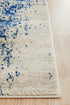 Horizon White Navy Transitional Runner Rug - Floorsome - Modern - EVO - 253 - WNAV - 300X80 - Modern