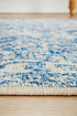 Horizon White Navy Transitional Runner Rug - Floorsome - Modern - EVO - 253 - WNAV - 300X80 - Modern