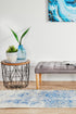 Horizon White Navy Transitional Runner Rug - Floorsome - Modern - EVO - 253 - WNAV - 300X80 - Modern