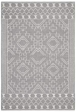 Hudson 802 Grey Wool Rug - Floorsome - Modern