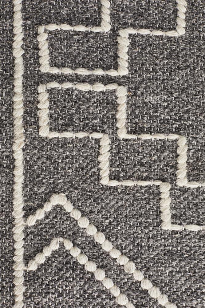 Hudson 802 Grey Wool Rug - Floorsome - Modern - HUD - 802 - GRY - 225X155 - Modern