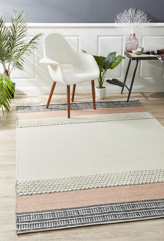 Hudson 809 Peach Wool Rug