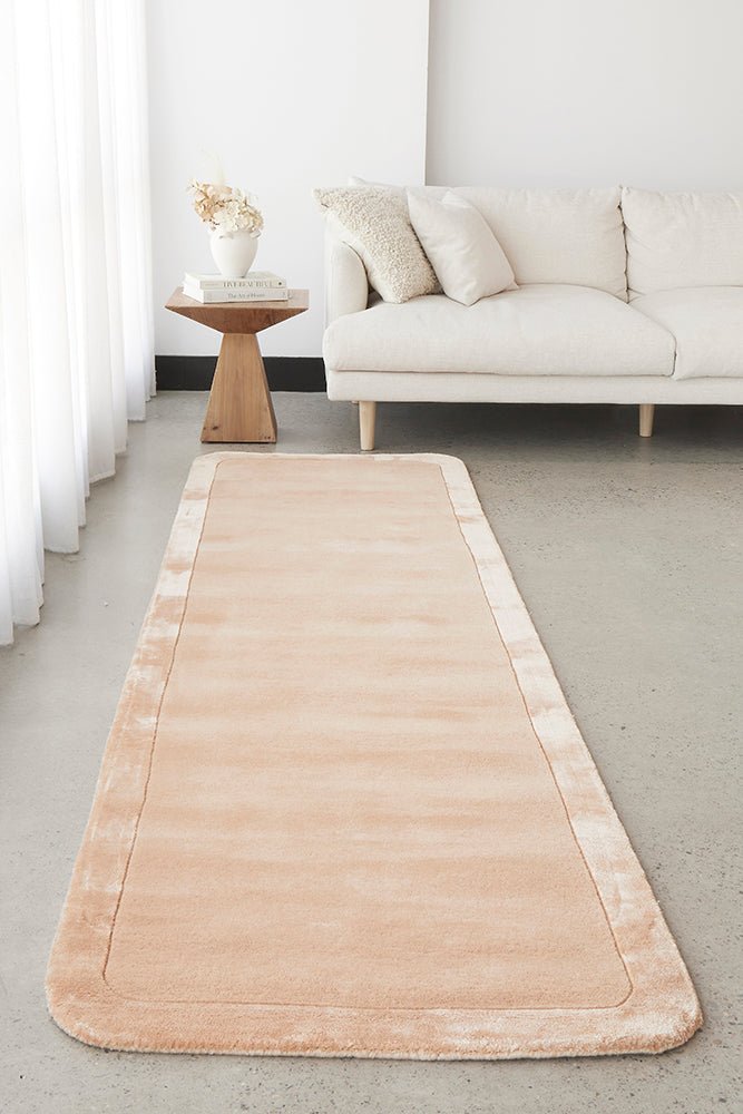 Hugo Nude Runner Rug - Floorsome - Hugo - HUGO - NUDE - 300X80 - Hugo