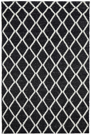 Huxley Black Rug - Floorsome - HUXLEY COLLECTION