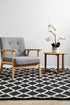 Huxley Black Rug - Floorsome - HUXLEY COLLECTION - HUX - BLACK - 225X155 - HUXLEY COLLECTION
