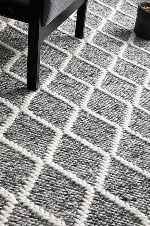 Huxley Grey Rug - Floorsome - HUXLEY COLLECTION