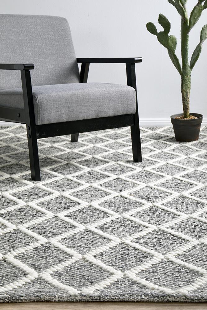 Huxley Grey Rug - Floorsome - HUXLEY COLLECTION - HUX - GREY - 225X155 - HUXLEY COLLECTION