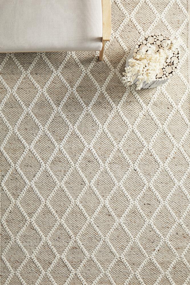 Huxley Natural Rug - Floorsome - HUXLEY COLLECTION - HUX - NATURAL - 225X155 - HUXLEY COLLECTION