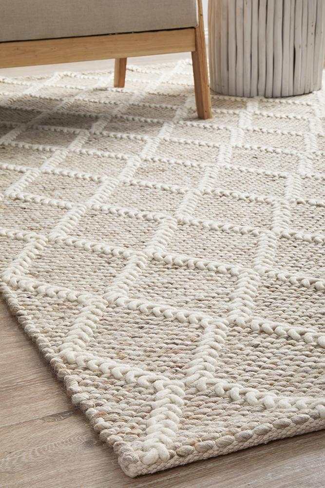 Huxley Natural Rug - Floorsome - HUXLEY COLLECTION - HUX - NATURAL - 225X155 - HUXLEY COLLECTION