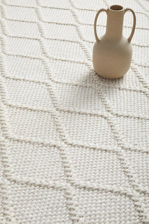 Huxley White Rug - Floorsome - HUXLEY COLLECTION