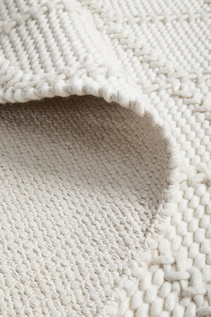 Huxley White Rug - Floorsome - HUXLEY COLLECTION