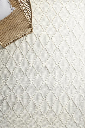 Huxley White Rug - Floorsome - HUXLEY COLLECTION