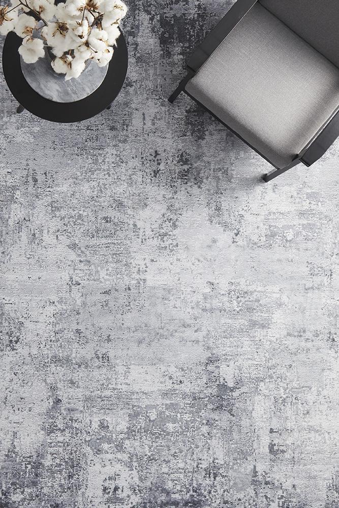 Illusions 156 Silver Rug - Floorsome - Illusion Collection - ILU - 156 - SILVER - 220X150 - Illusion Collection