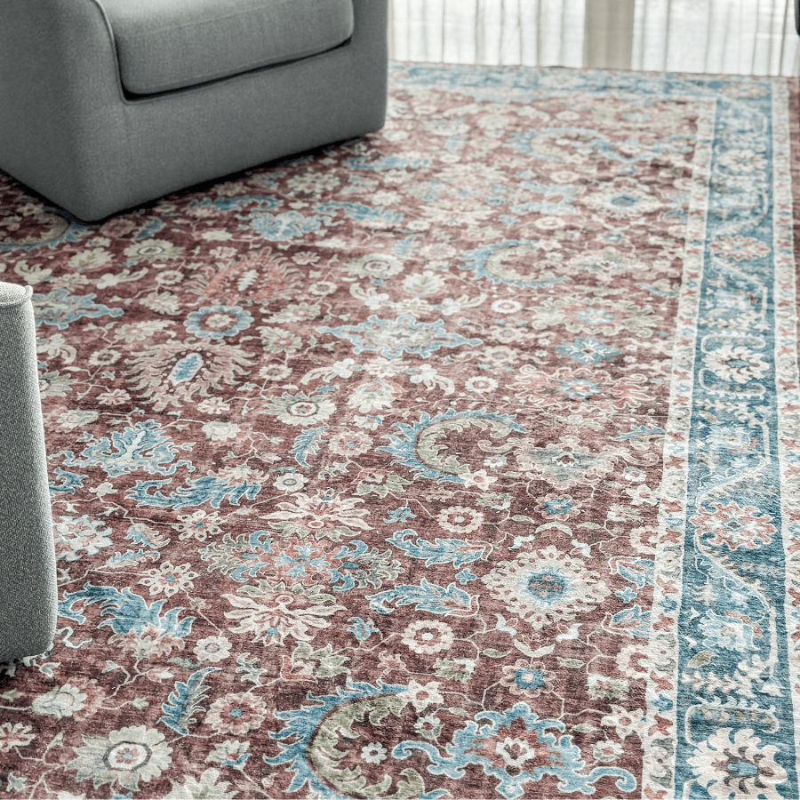 Imna Traditional Machine Washable Rug - Floorsome - Modern - MWRIMNA00060180 - Modern
