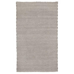 Indoor Outdoor Recycled Plastic PET Polypropylene Rug Herringbone Ash Grey - Floorsome - Indoor/Outdoor Rugs
