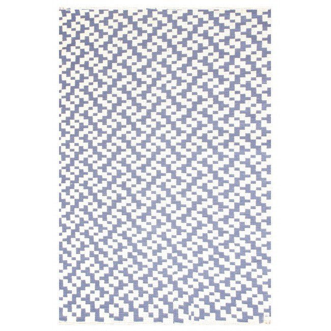 Indoor Recycled Cotton Rug - Mudra Indigo and Natural - Floorsome - Recycled Cotton Rugs - COTMUDRA0120180 - Recycled Cotton Rugs