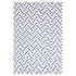Indoor Recycled Cotton Rug - Mudra Indigo and Natural - Floorsome - Recycled Cotton Rugs - COTMUDRA0120180 - Recycled Cotton Rugs