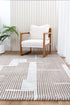 Indulgence Geo Lines Beige Grey Rug - INDU002 - Floorsome - Area Rug - INDU12002 - Area Rug