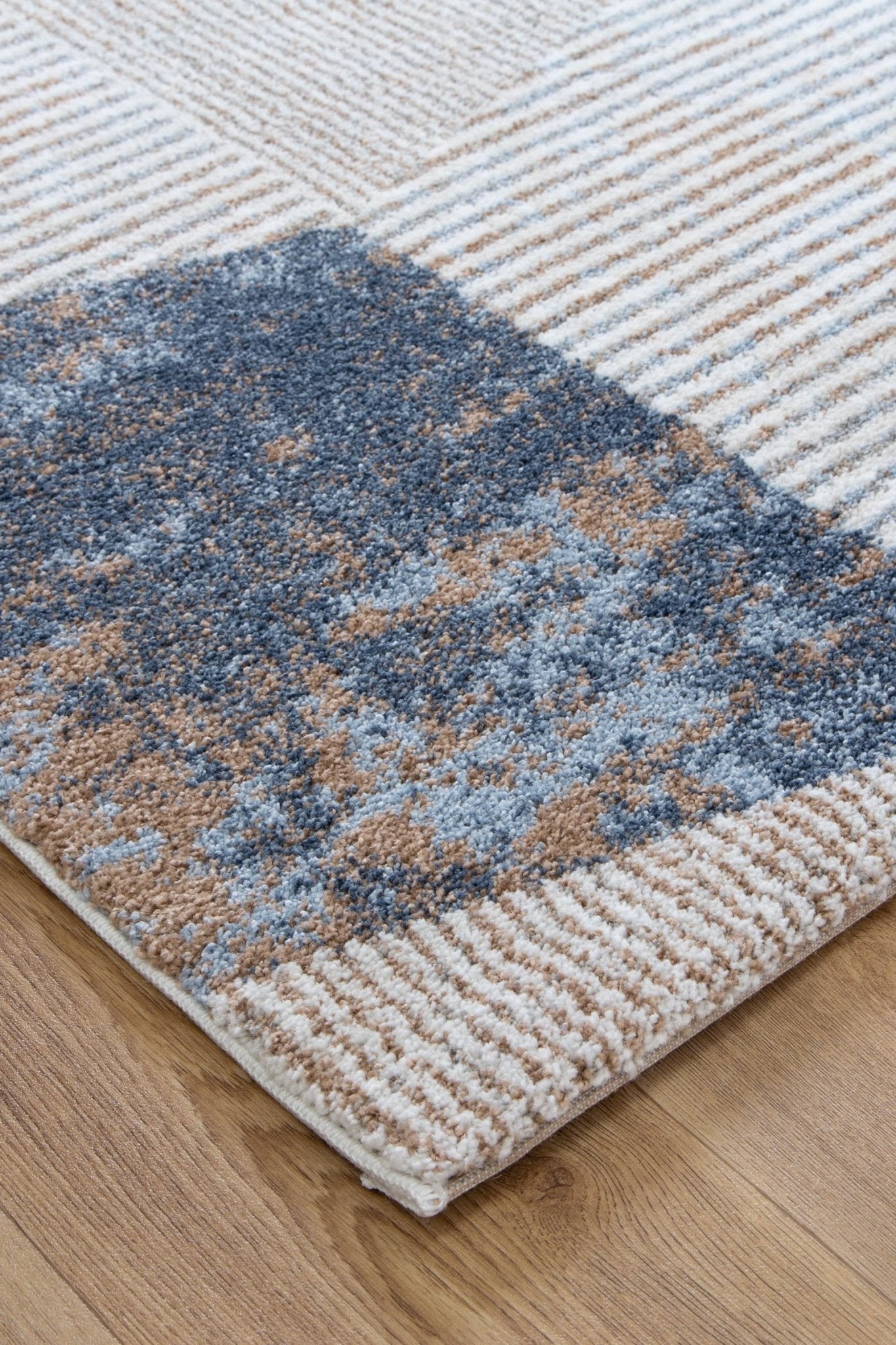 Indulgence Geometric Shapes Blue Multi Rug - INDU006 - Floorsome - Area Rug - INDU12006 - Area Rug