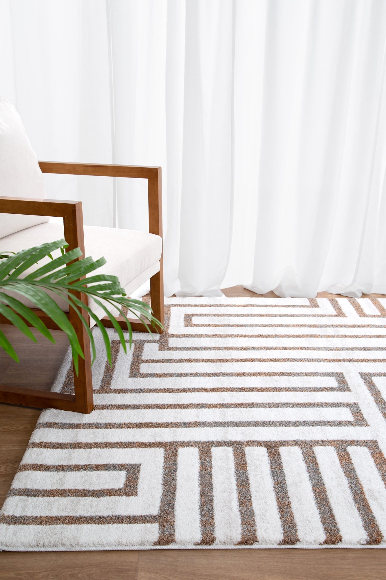Indulgence Maze Cream Rug - INDU003 - Floorsome - Area Rug - INDU12003 - Area Rug