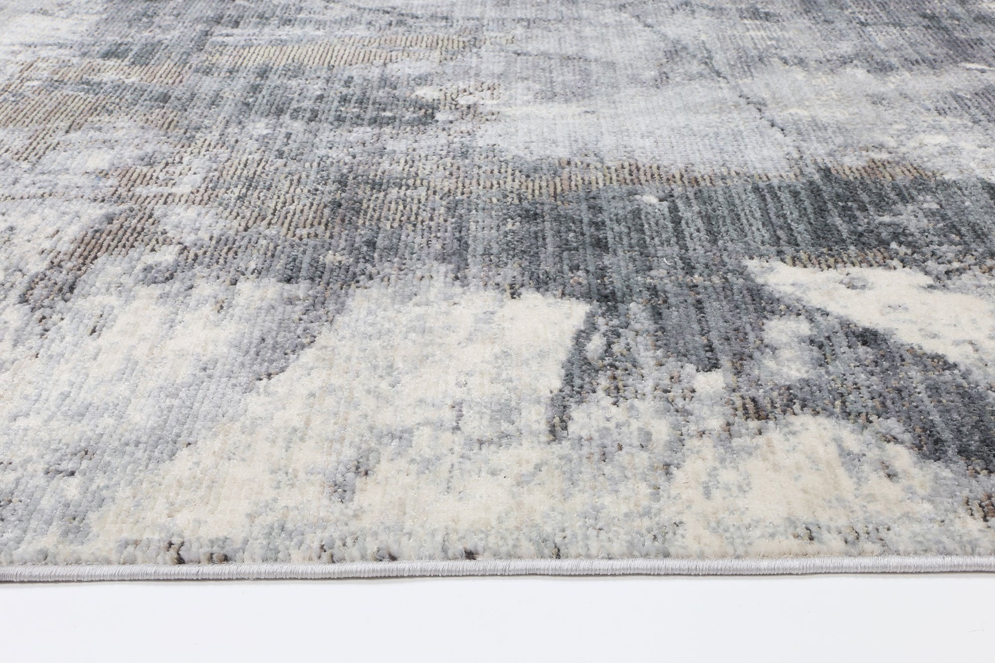 Istanbul Modern Aydeniz Blue Ash Rug - Floorsome - Modern - DRAG801304456MULT - Modern