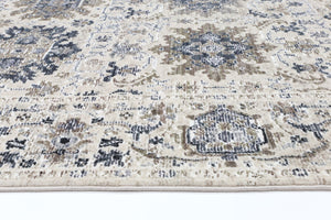 Istanbul Modern Aylin Cream Blue Rug - Floorsome - Modern