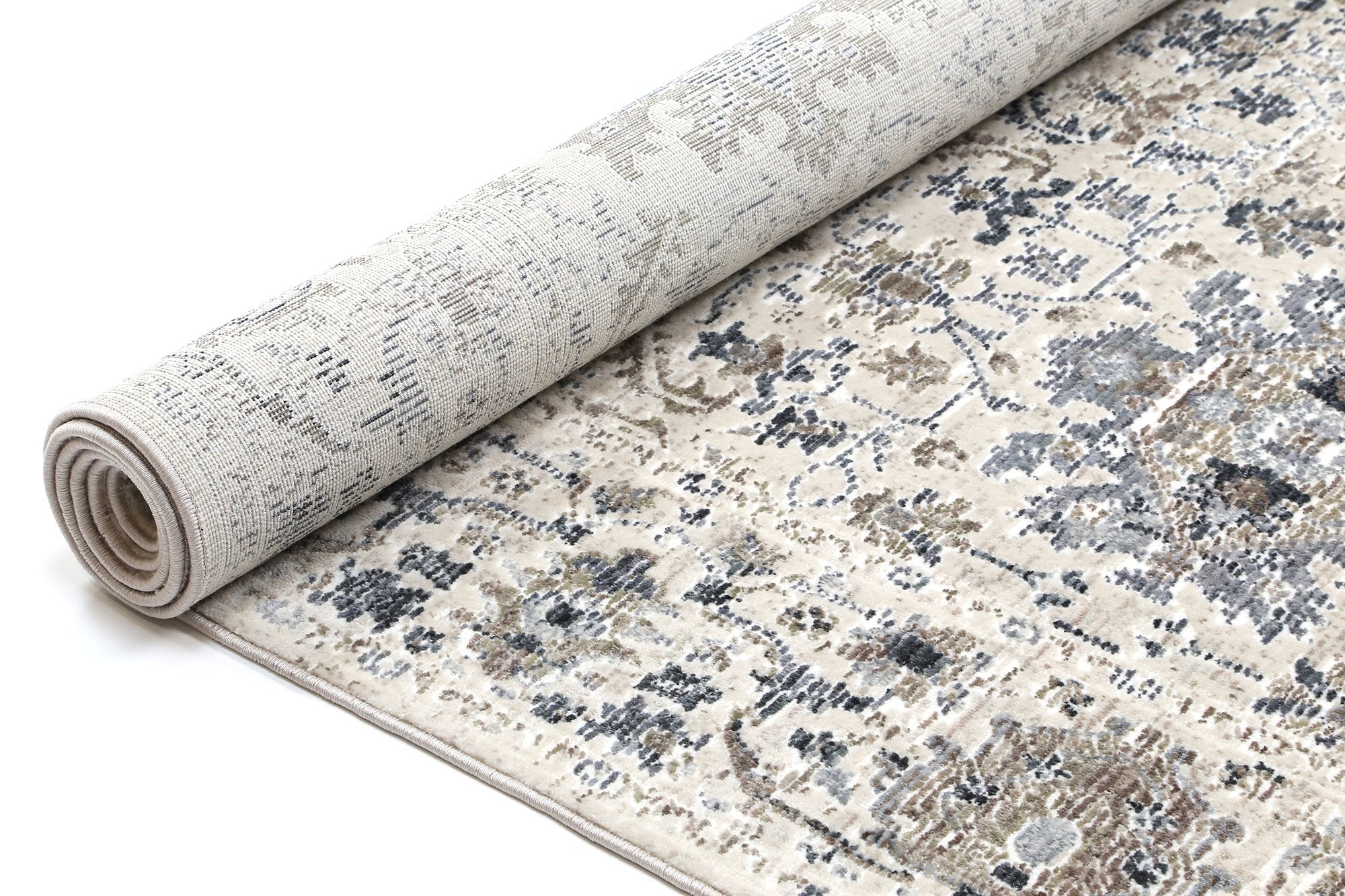 Istanbul Modern Aylin Cream Blue Rug - Floorsome - Modern - DRAG801310156CREA - Modern