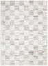 Jade Distressed Checkers Grey Beige Rug - JADE004 - Floorsome - Area Rug - JADE160004 - Area Rug